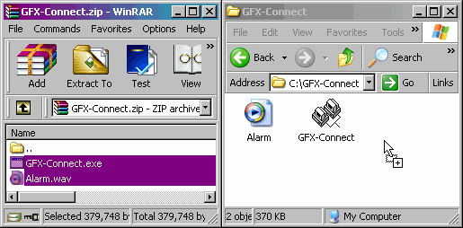 Instalação do Software GFX-Connect