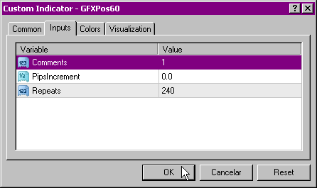 Instalao dos Indicadores de Posio GFXPos60/1440